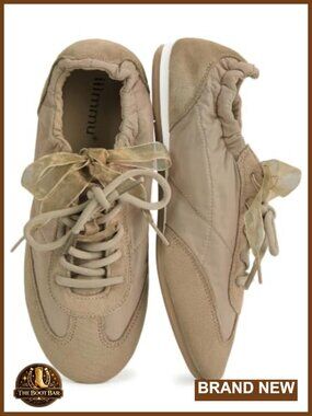 Ballet Flats Sneakers for Women Casual Walking Shoes Slip-On Elastic Laces